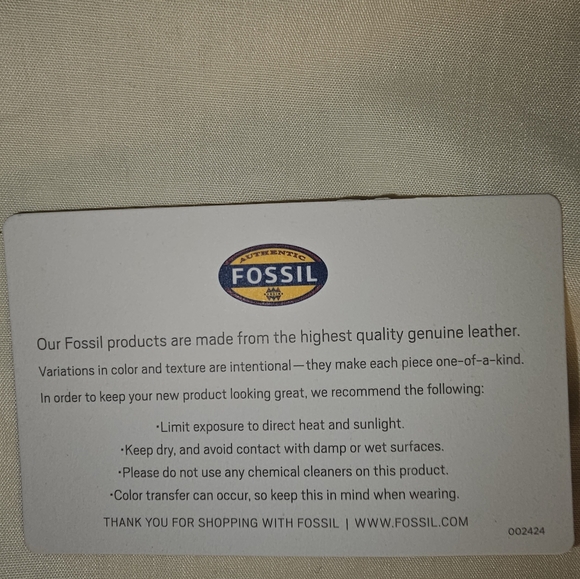 NWOT Fossil Crossbody- brown (espresso) - Picture 8 of 10